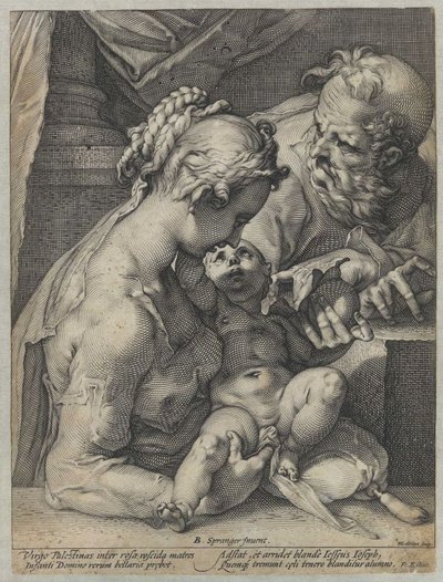 Holy Family by Hendrik Goltzius